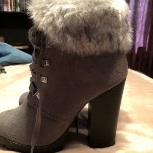 Never worn outside of the store winter booties.